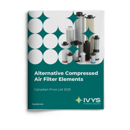 IVYS Alternative Compressed Air Filter Elements Price List